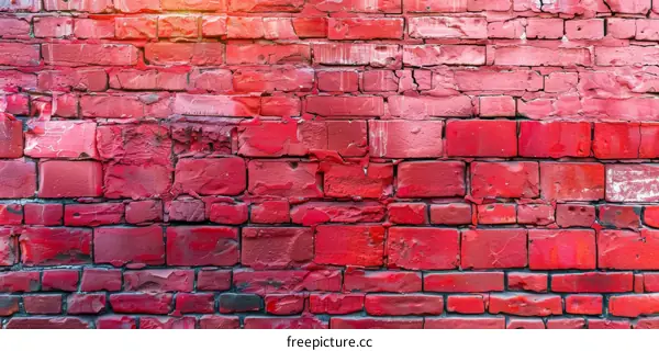 Red Brick Wall Texture