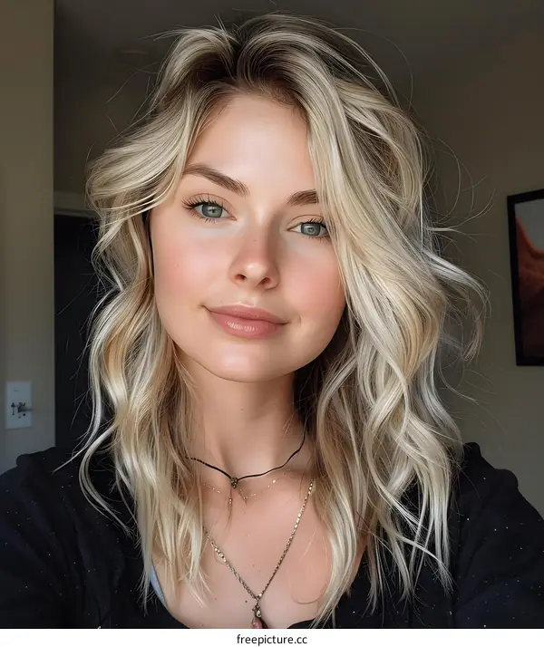 Portrait of a Blonde Woman