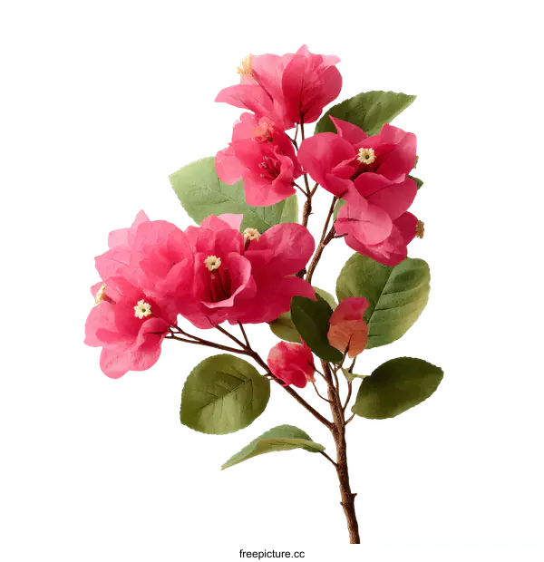 [Transparent Background PNG]Beautiful Pink Bougainvillea Floral Arrangement