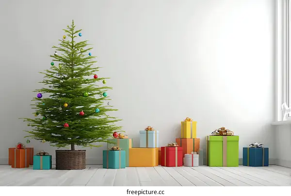 Christmas Decor in a Modern Interior