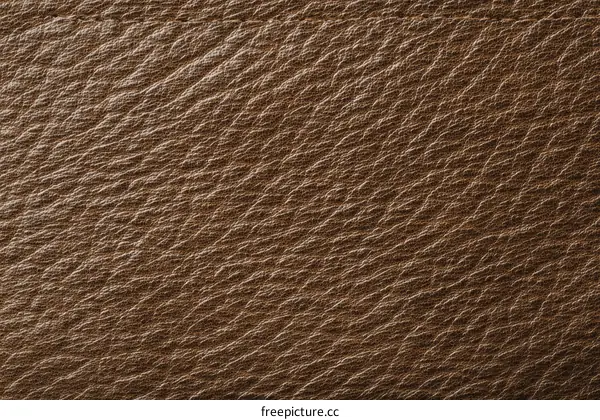 Brown Leather Texture Close-up