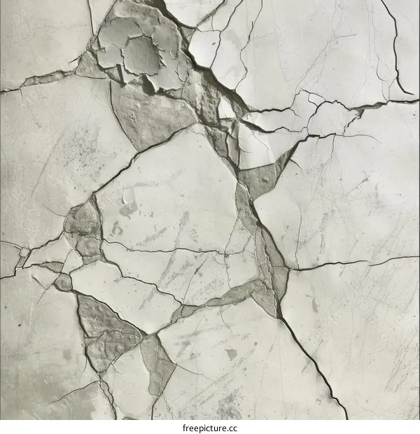 Cracked Weathered Old Wall Texture