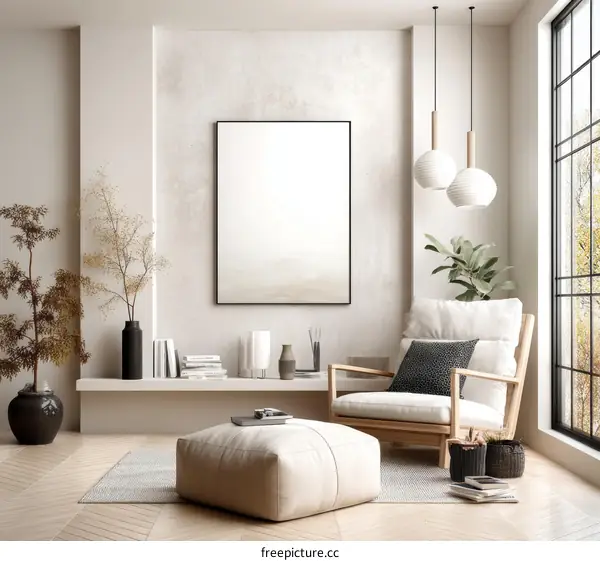 Modern Minimalist Living Room Interior Design