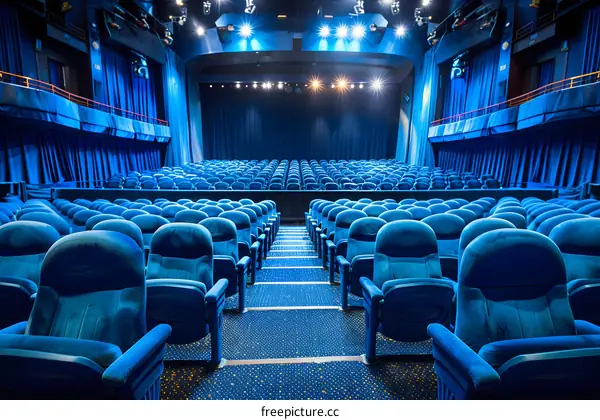 Empty Movie Theater Seats