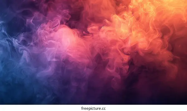 Colorful smoke background
