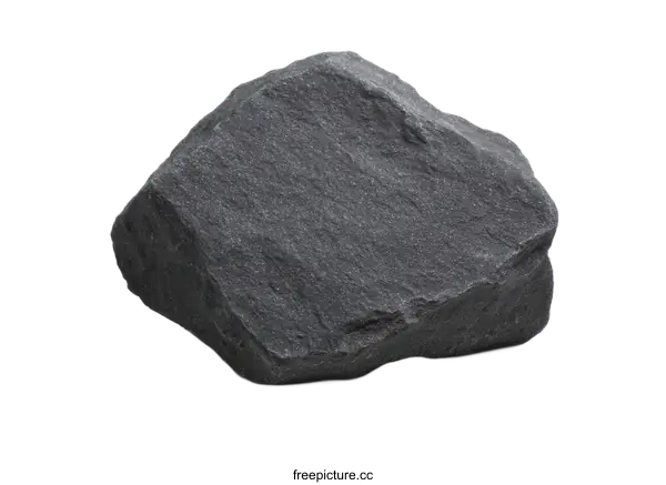 [Transparent Background PNG]Rough Gray Stone Rock Isolated on White Background