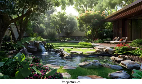 Natural Landscape Garden Design