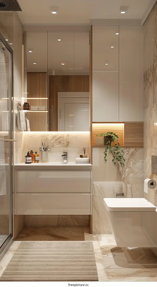 Modern Elegant Bathroom Interior Design