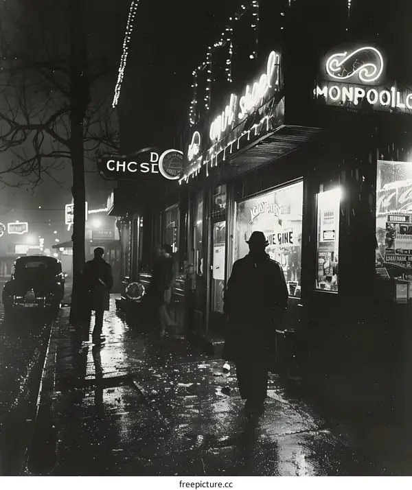 Rainy Night in the City