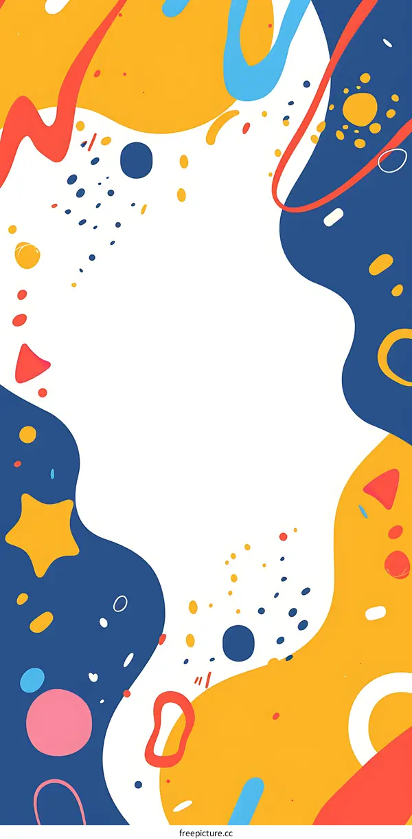 Abstract Colorful Shapes Background