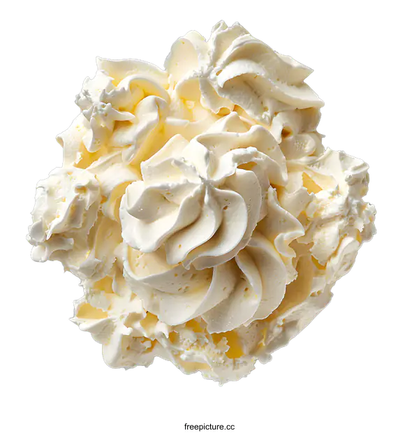 [Transparent Background PNG]Whipped cream
