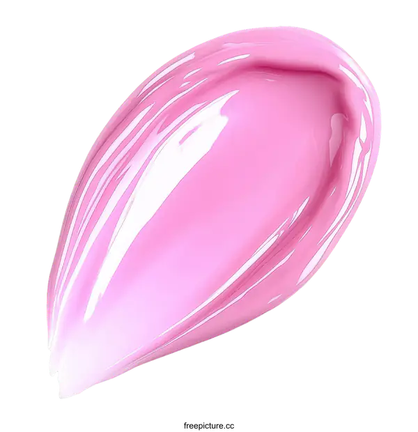 [Transparent Background PNG]Pink Cosmetic Product Swatch