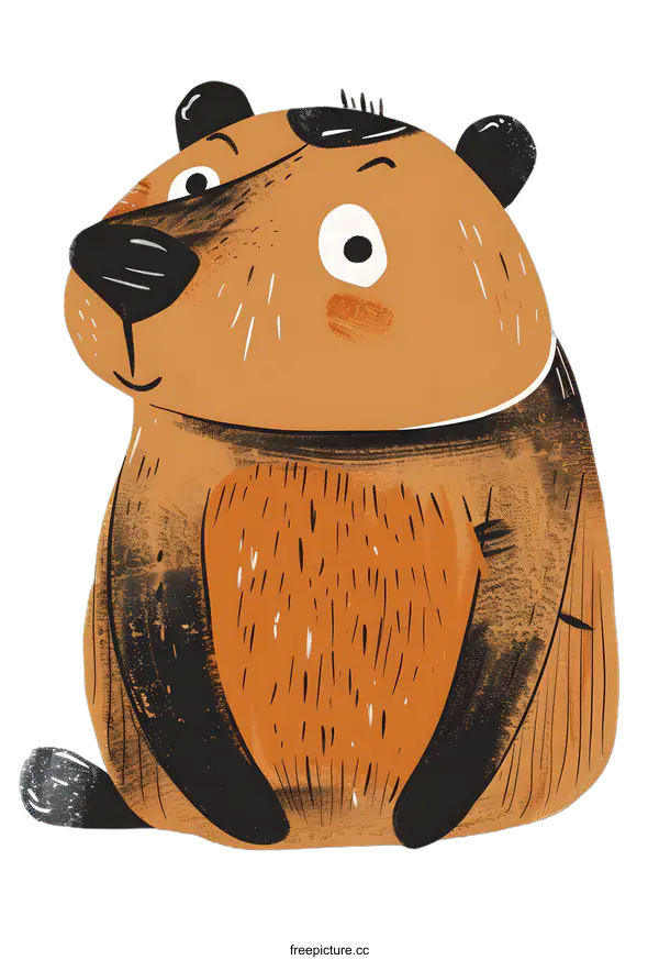 [Transparent Background PNG]Cute Cartoon Bear Illustration