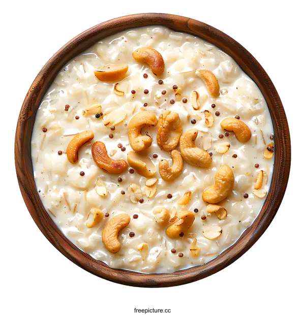 [Transparent Background PNG]Kheer, a traditional Indian dessert
