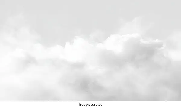 Gray Scale Cloudy Sky Background