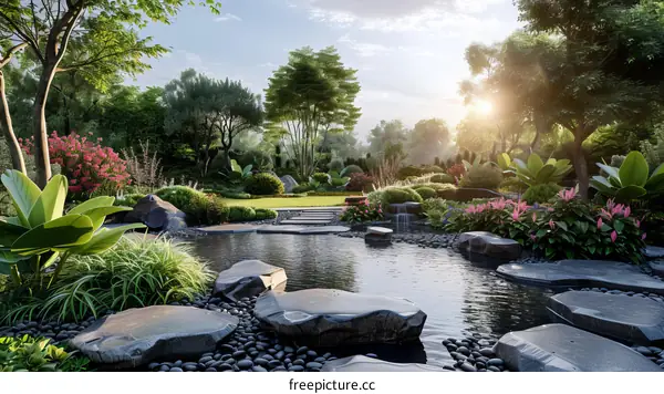 Stunning Tropical Garden Landscape Design