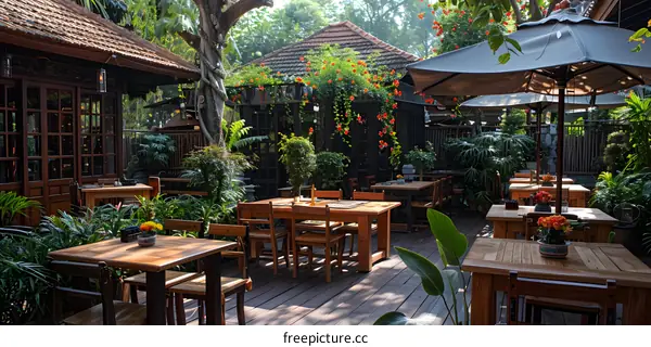 Outdoor Restaurant Patio Garden