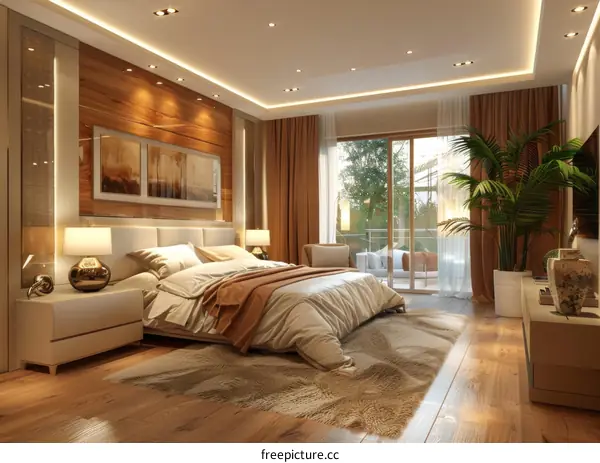 Modern Elegant Bedroom Interior Design