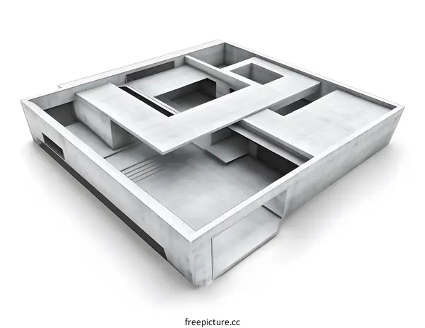 Concrete Modern House Design Model