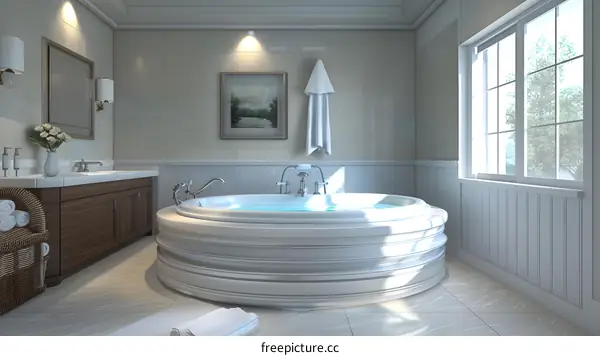Bathroom with bathtub