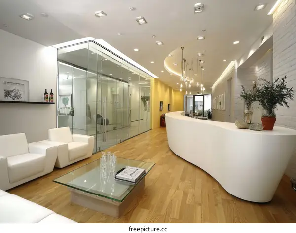 Modern Office Lobby Interior Design