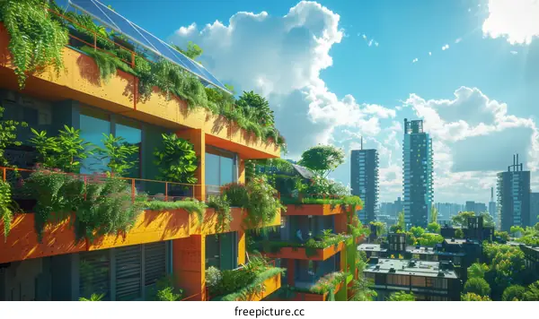 Green Architecture and Vertical Gardens for Sustainable Cities
