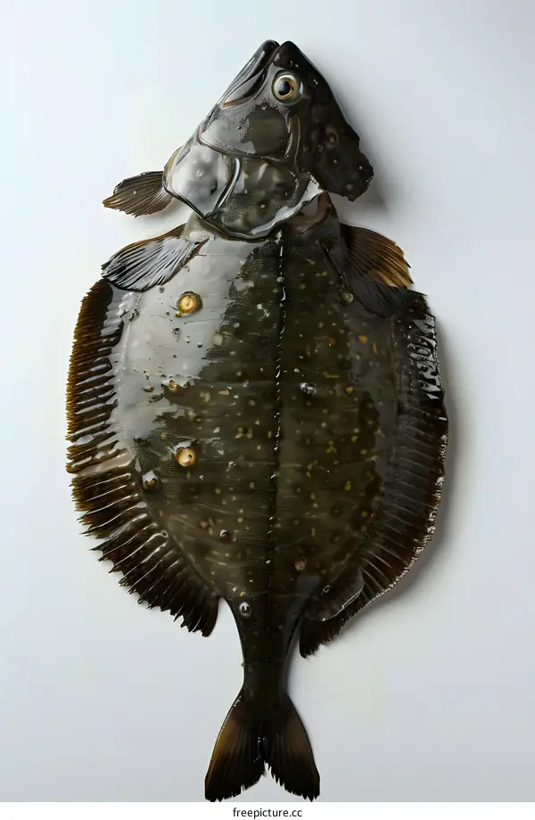 Fresh Fish on White Background