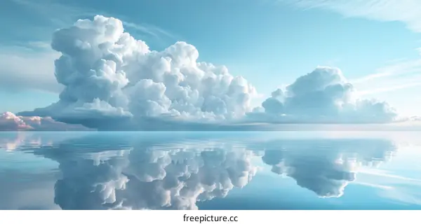 Cumulus Cloud over the Ocean