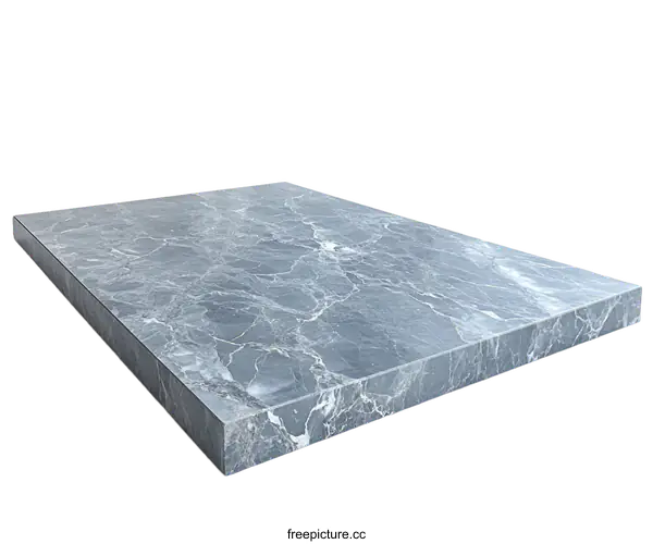 [Transparent Background PNG]Gray Marble Slab Product Display