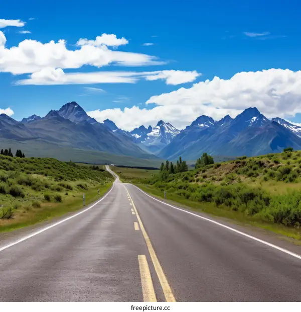 Road through the mountains