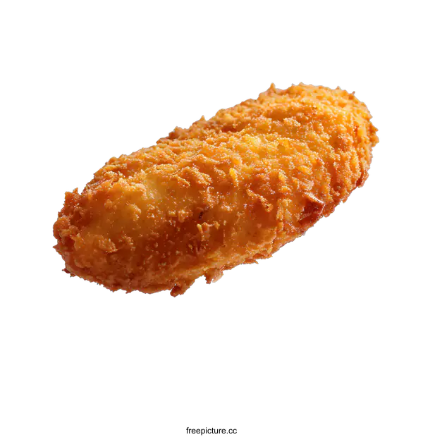 [Transparent Background PNG]Crispy Fried Chicken on White Background