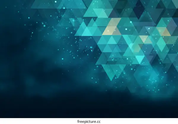 Abstract Triangle Background Design