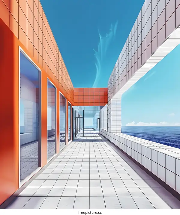 Modern Minimalist Architecture with a Sea View