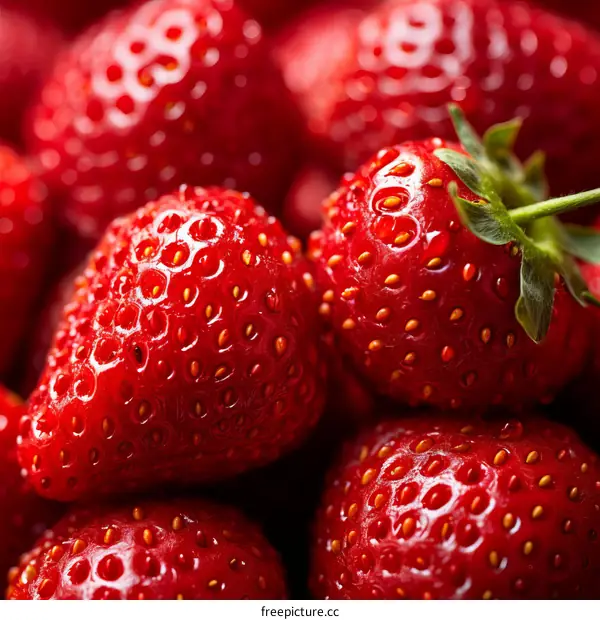 Close-up of fresh strawberries