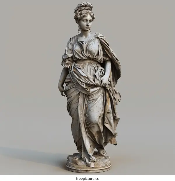 Ancient Roman Statue of a Woman