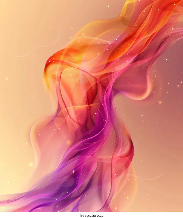 Abstract Colorful Light Halo