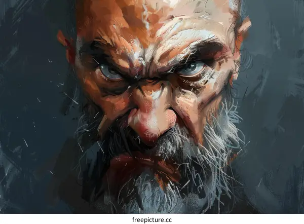 portrait of a man with a beard