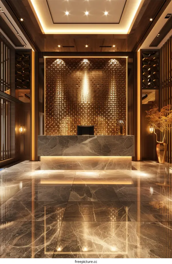 Luxury Hotel Lobby Interior Design