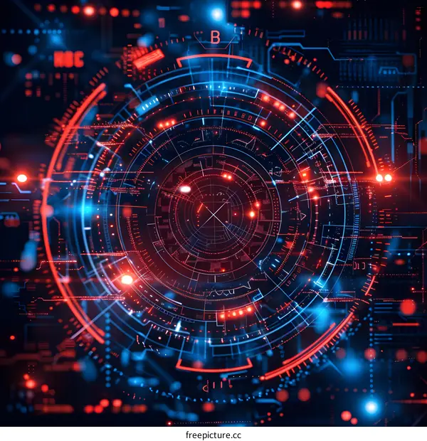 futuristic technology background