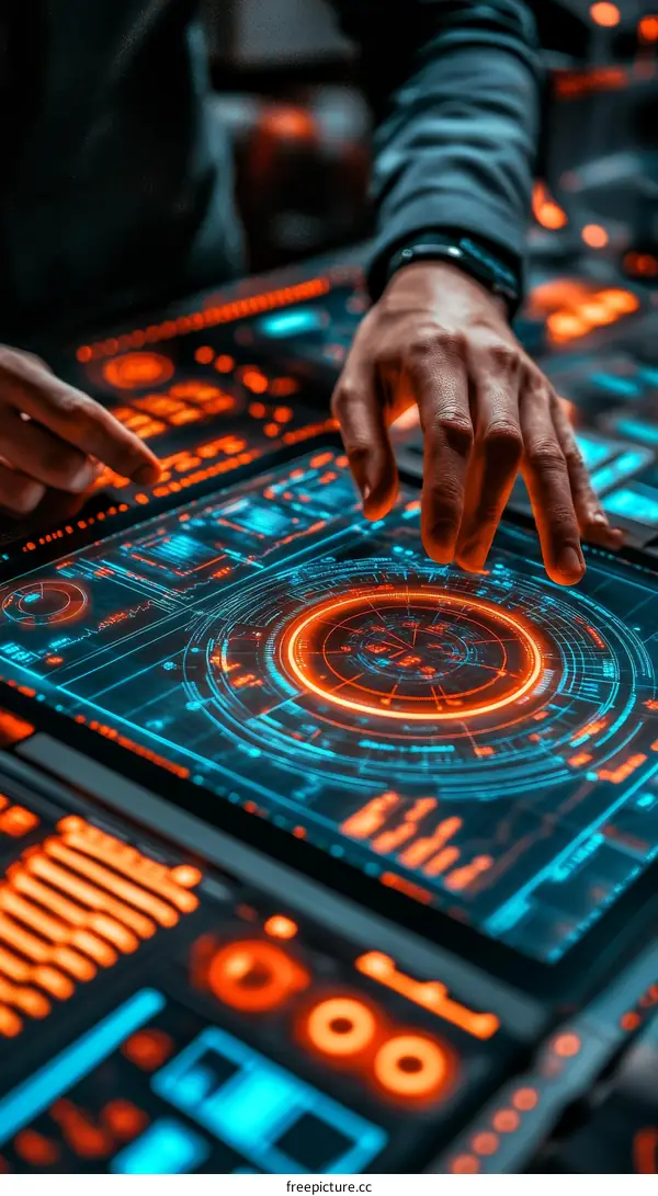 Futuristic Interface Manipulation by a Person