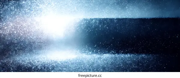 Abstract Blue Water Splash Background Illustration
