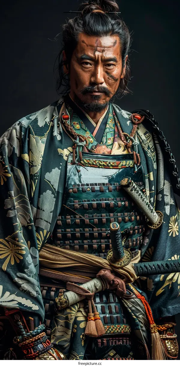 Portrait of a samurai