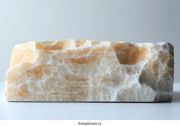 Abstract Carved Onyx Stone Sculpture