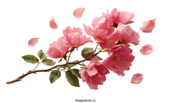 [Transparent Background PNG]Delicate Pink Floral Arrangement