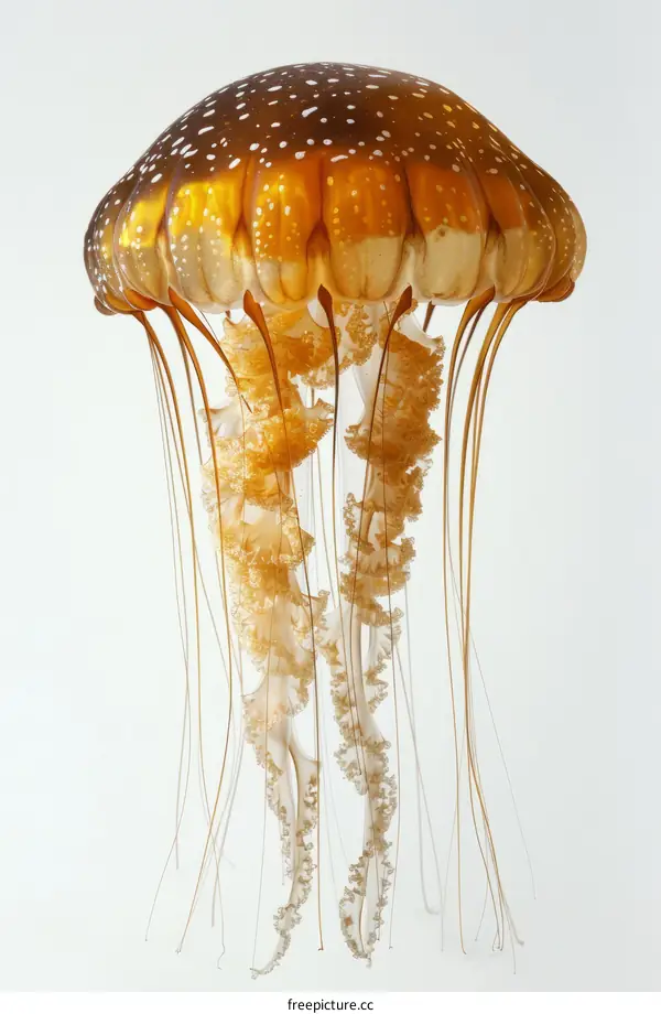 Giant Jellyfish with Long, Flowing Tentacles