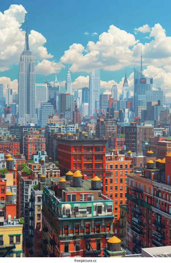 A beautiful cityscape of New York City.