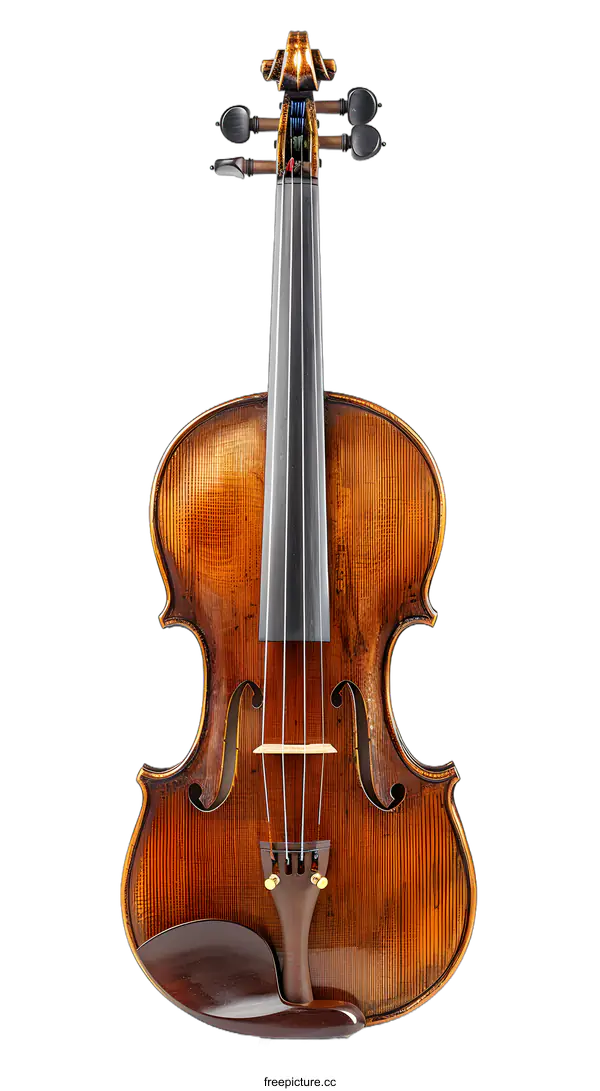 [Transparent Background PNG]A violin on a white background