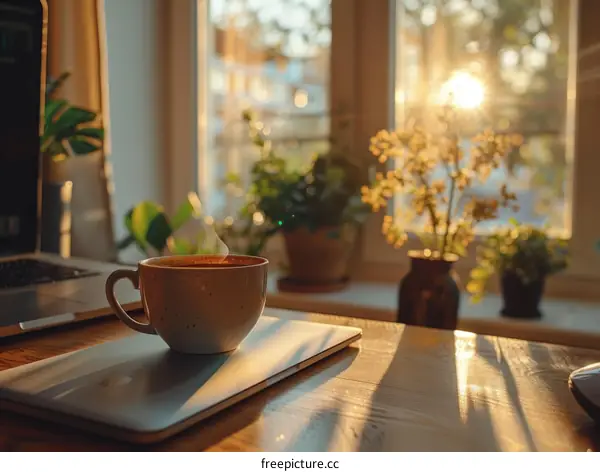 Cozy Coffee Corner by the Window
