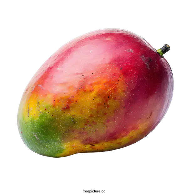 [Transparent Background PNG]Fresh ripe mango on white background