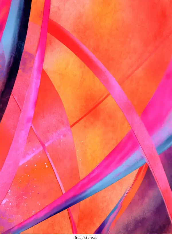 Abstract Colorful Abstract Lines and Shapes